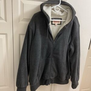 Mossimo Supply Co. Unisex Zip Up Warm Hoodie 2X Grey